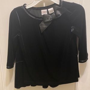 Talbots velour/velvet skirt set